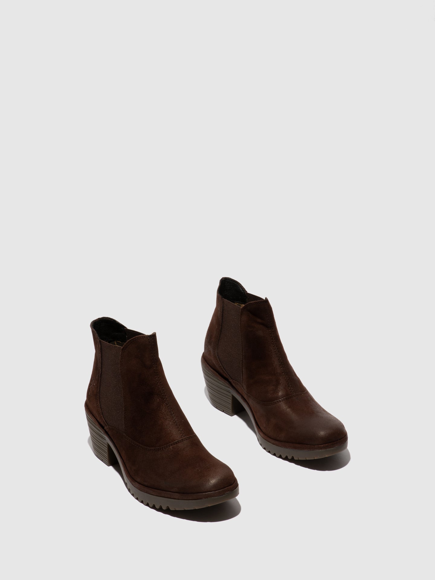 Fly London Chelsea Ankle Boots WOTE078FLY DK.BROWN